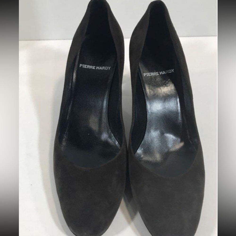 Women’s Pierre Hardy Dark Brown Suede Heel Pump Size 40